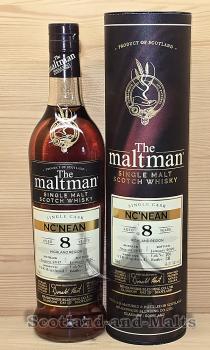Nc Nean 2017 - 8 Jahre STR Hogshead Cask No. 266 mit 54,2% von The Maltman - single Malt scotch Whisky