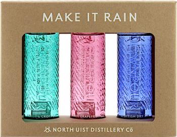 Downpour Gin Tasting Set 3x 50 ml Flaschen aus der North Uist Distillery - Gin aus Schottland