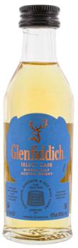 Glenfiddich Select Cask Single Malt Scotch Whisky mit 40,0% - Single Malt scotch Whisky in der 50ml Miniatur