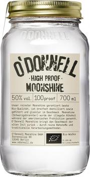 O´Donnell High Proof Vodka Moonshine mit 50,0% (100 proof) im 700 ml Mason Glas - Odonnell Moonshine aus Berlin