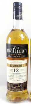 Bowmore 2013 - 12 Jahre 1st Fill Bourbon Cask No. 4 mit 54,9% von The Maltman - single Malt scotch Whisky