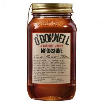 O´Donnell Moonshine Gebrannte Mandel mit 20,0% - Likör im 700 ml Mason Glas - Odonnell Moonshine aus Berlin