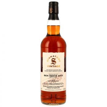 Ben Nevis 2014 - 10 Jahre 1st Fill PX & 2nd Fill Oloroso Sherry Butts Signatory Vintage 100 Proof Edition #63 - Highland Single Malt Scotch Whisky mit 57,1% von Signatory