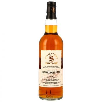 Benriach 2013 - 12 Jahre 1st Fill Oloroso Sherry & Bourbon Casks Signatory Vintage 100 Proof Edition #69 - Speyside Single Malt Scotch Whisky mit 57,1% von Signatory