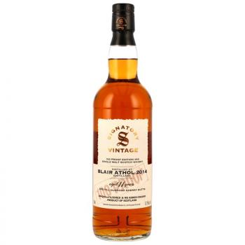 Blair Athol 2014 - 11 Jahre 2nd Fill Oloroso Sherry Butts Signatory Vintage 100 Proof Edition #64 - Highland Single Malt Scotch Whisky mit 57,1% von Signatory