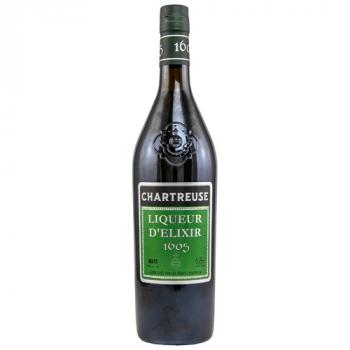 Chartreuse 1605 Liqueur d'Elixir mit 56,0% - Französischer Kräuterlikör von den Kartäusermönchen