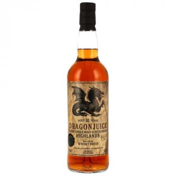 Dragonjuice 10 Jahre Highlands (Ledaig) Batch #2 - Peated Single Malt Whisky mit 50,2% - Whisky Druid