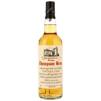 Glen Elgin 2004 - 22 Jahre Refill Hogshead No. #801306 mit 53,6% von Thompson Bros. - single Malt scotch Whisky