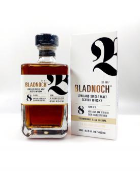 Bladnoch 8 Jahre Califonian Red Wine Cask Double Matured mit 46,7% Lowland single Malt scotch Whisky