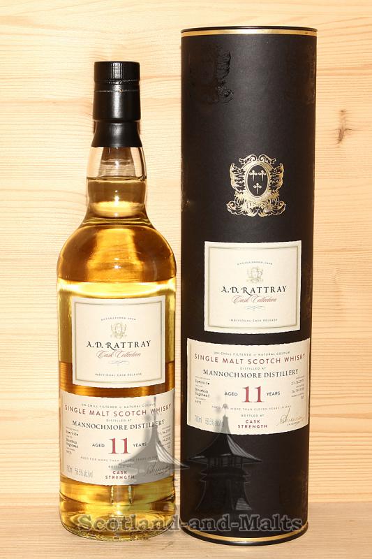 Mannochmore 2007 - 11 Jahre Bourbon Hogshead No. 9805 mit 56,5% - A.D. Rattray / Sample ab