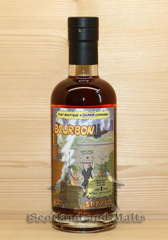 Rock Town Distillery 1 Jahr Batch 2 mit 51,7% von That Boutique-y Bourbon Company von Atom Supplies Limited