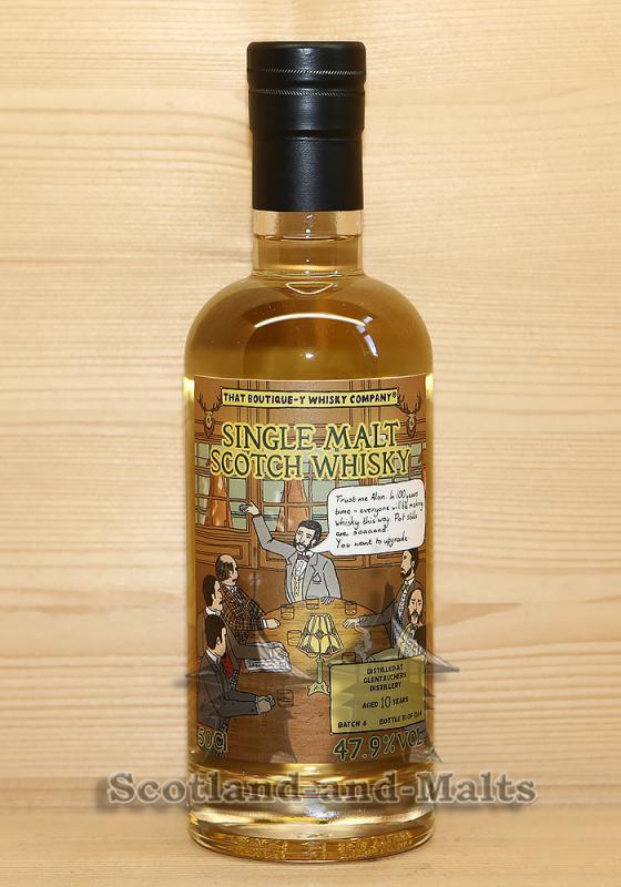Glentauchers 10 Jahre Batch 6 mit 47,9% von That Boutique-y Whisky Company von Atom Supplies Limited / Sample ab