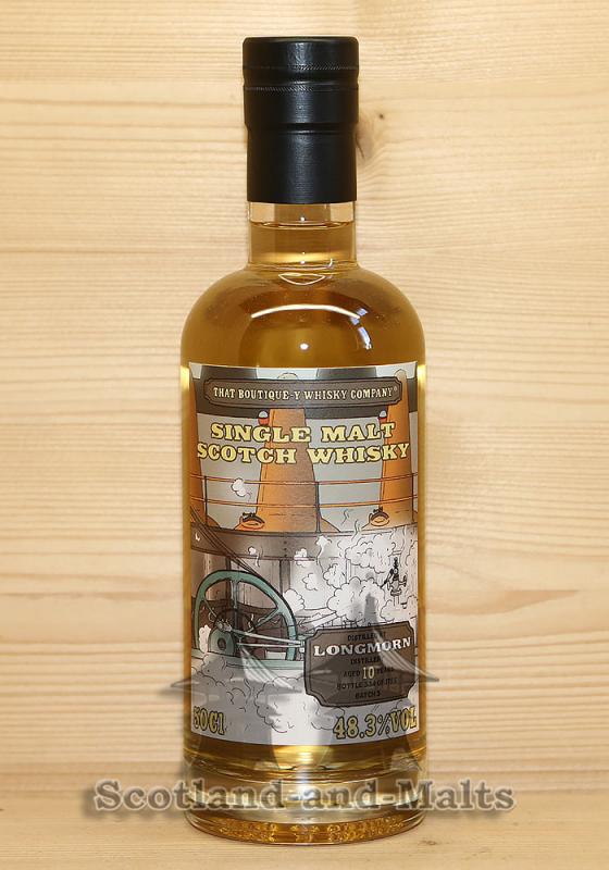 Longmorn 10 Jahre Batch 3 mit 48,3% von That Boutique-y Whisky Company von Atom Supplies Limited