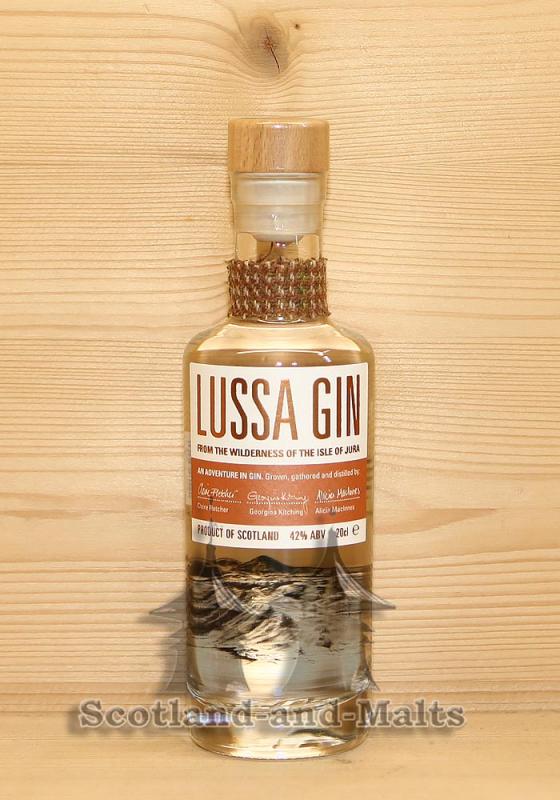 Lussa Gin 200ml Flasche - Scottish Gin from Isle of Jura mit 42,0% - Gin aus Schottland