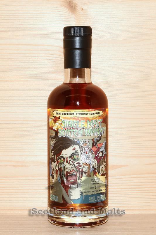 Auchroisk 7 Jahre Batch 4 mit 52,1% von That Boutique-y Whisky Company / Sample ab