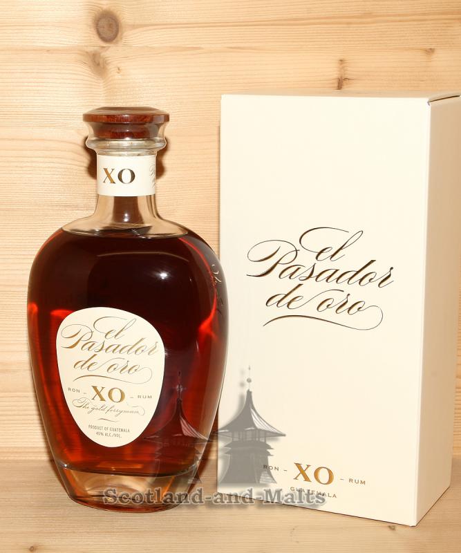 El Pasasor de Oro XO Rum aus Guatemala mit 40% / Sample ab