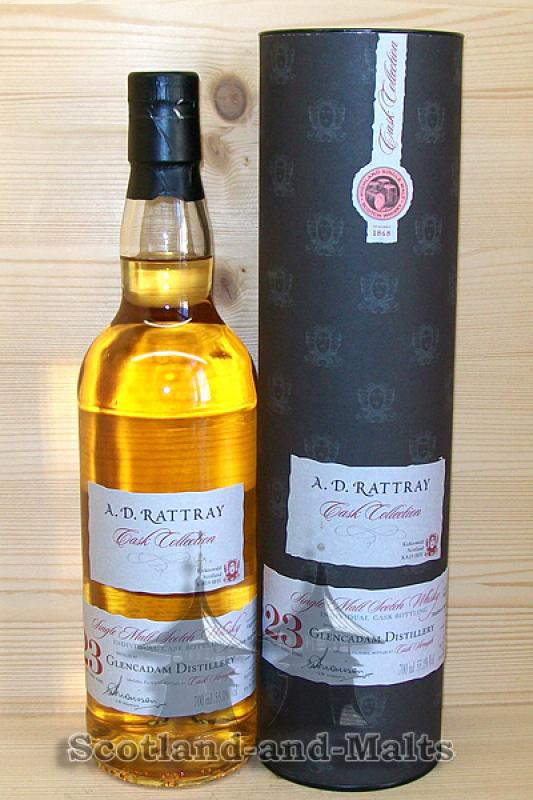 Glencadam 1990 - 23 Jahre Bourbon Hogshead No. 5989 mit 55,1% - A.D. Rattray / Sample ab