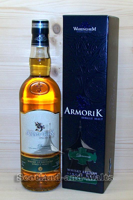 Armorik Dervenn 2017 - small Batch Breton Oak Casks mit 46% - single Malt Whisky aus der Bretagne (Frankreich)
