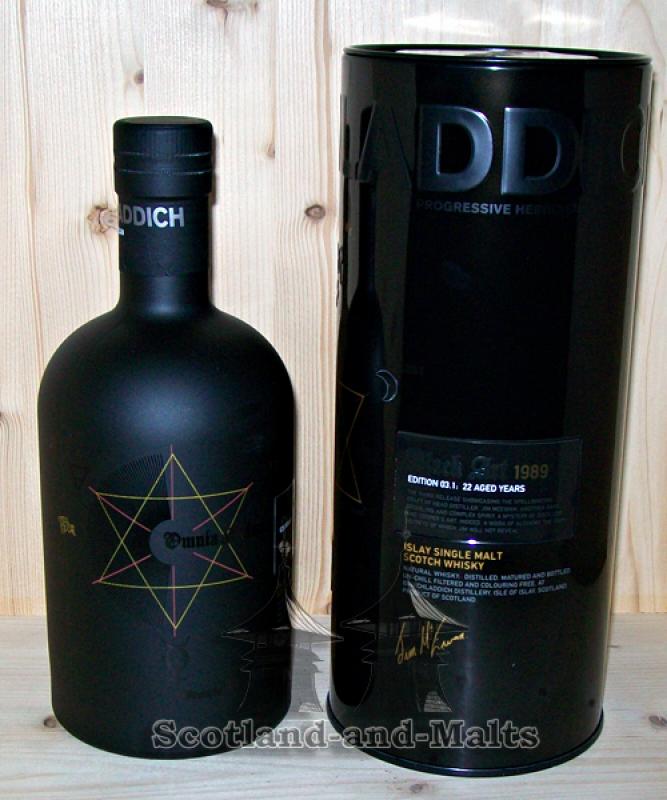 Bruichladdich 22 Jahre Black Art 3.1 - 1989 / Sample ab