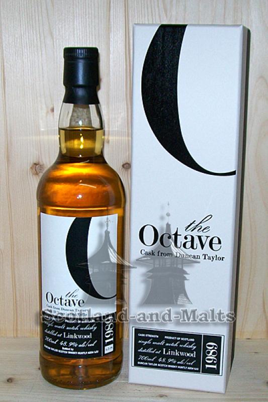 Linkwood 1989 23 Jahre - 12 Monate Sherrywood Octave Cask No: 764158 mit 48,9% von Duncan Taylor