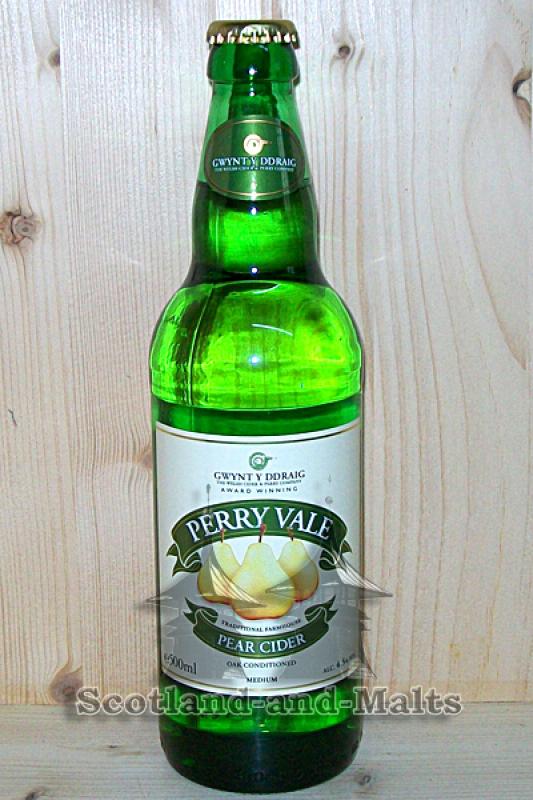 Perry Vale - Pear Cider - Birnen Cider (Birnenwein) mit 4,5% von Gwynt y Ddraig aus Wales