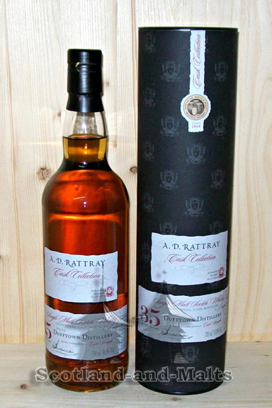 Dufftown 1976 - 35 Jahre Bourbon Hogshead Cask No. 7743 mit 58,0% von A.D.Rattray / Sample ab