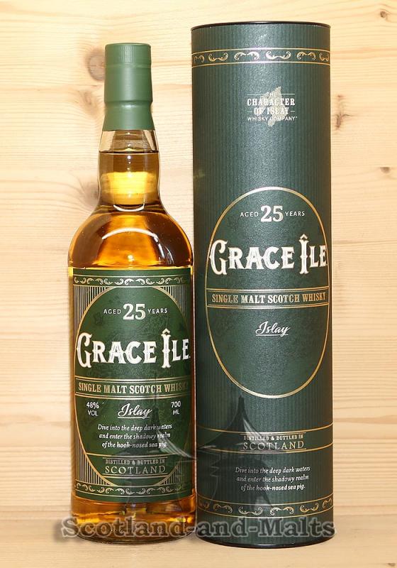 Grace Ile 25 Jahre Islay single Malt Whisky mit 48,0%/vol. 700ml - The Character of Islay Whisky Company