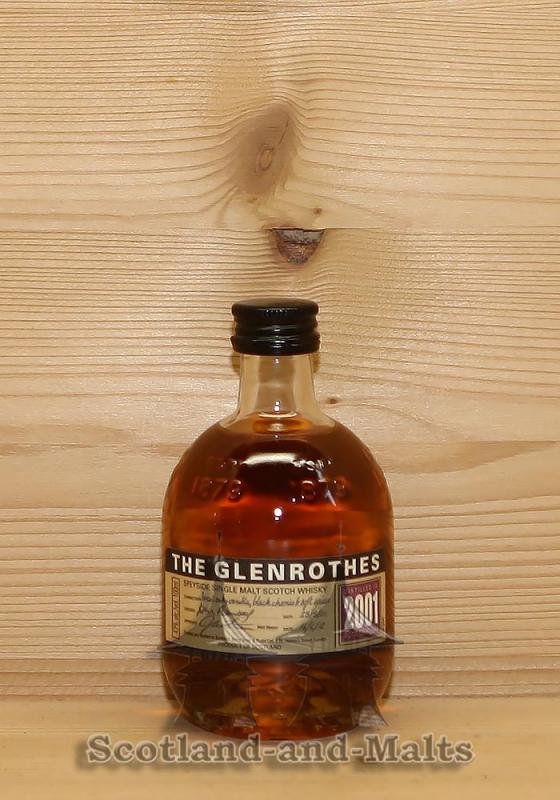 Glenrothes 2001 - 11 Jahre Speyside Single Malt Scotch Whisky mit 43,0% in der 100ml Flasche