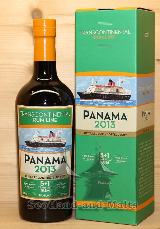 Panama 2013 - 6 Jahre Bourbon Casks mit 43,0% Transcontinental Rum Line