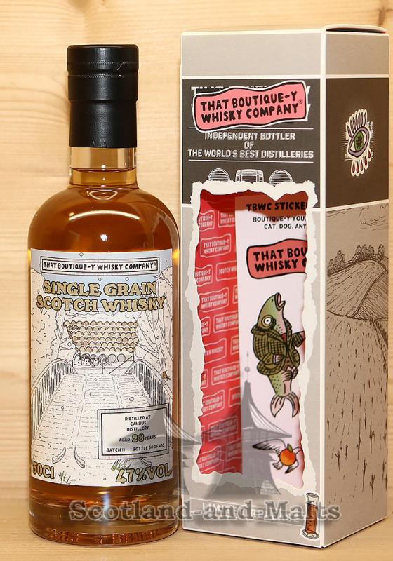 Cambus 28 Jahre Batch 11 mit 47,0% von That Boutique-y Whisky Company von Atom Supplies Limited