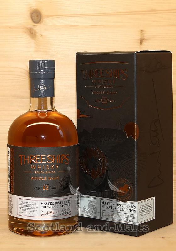Three Ships 12 Jahre south Africa single Malt Whisky mit 46,3% - single Malt Whisky aus Süd Afrika