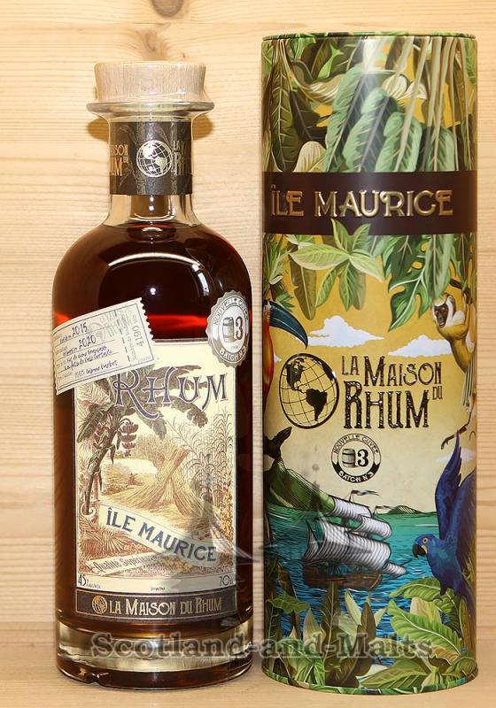 La Maison du Rhum Batch 3 ILE MAURICE 2015/2020 mit 45,0% - Rum aus Mauritius