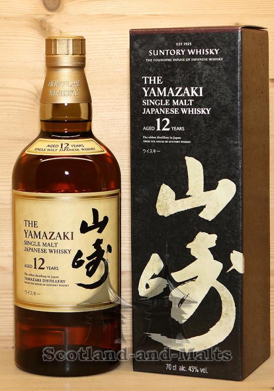 Yamazaki 12 Jahre mit 43,0% - Japanese Single Malt Whisky von Suntory Whisky