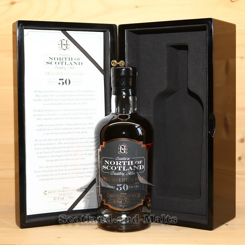 North of Scotland 50 Jahre mit 40,4% Single Grain Scotch Whisky von Elixir Distillers London