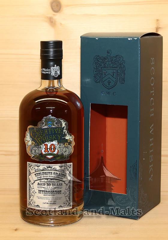 Invergordon 1984 - 30 Jahre single Grain scotch Whisky mit 57,1% von The Creative Whisky Co.