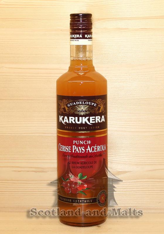 Karukera Acerola Cherry Punch mit 18,0% - Rhum Agricole aus Guadeloupe mit süßen Kirschnoten