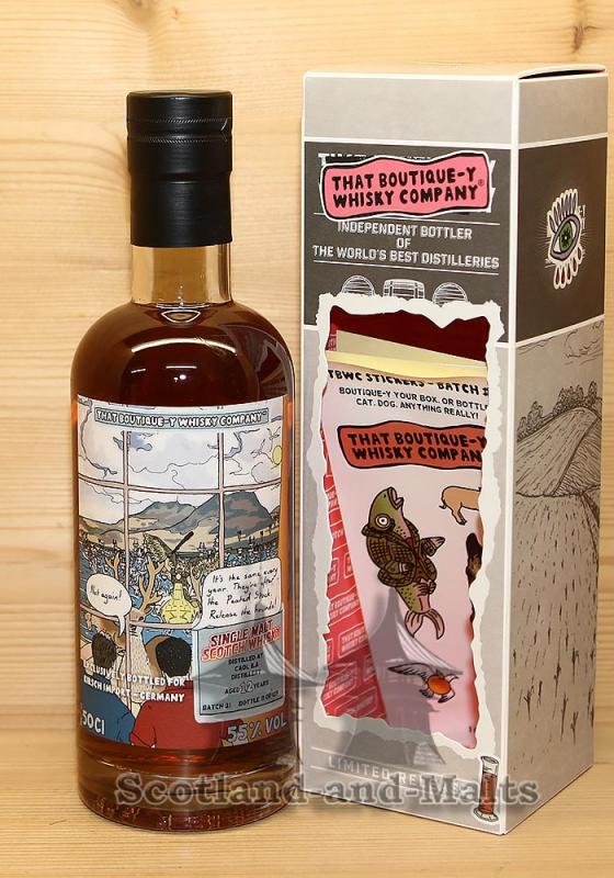Caol Ila 12 Jahre Batch 21 mit 55,0% von That Boutique-y Whisky Company von Atom Supplies Limited - Sample ab