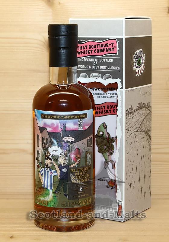 Campbeltown 6 Jahre Batch 2 mit 51,9% von That Boutique-y Whisky Company von Atom Supplies Limited - Sample ab