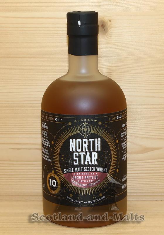 Secret Speyside 2010 /2021 Oloroso Butt + fresh Oloroso Finish Cask Series 017 mit 43,2% Single Malt Scotch Whisky von North Star Spitits