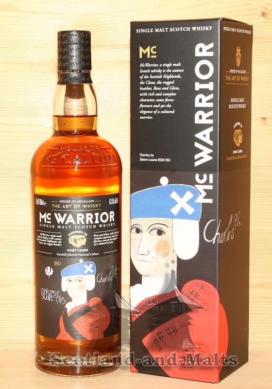 Mc Warrior Single Malt Port Finish mit 43,5% Single Malt Scotch Whisky von House of McCallum