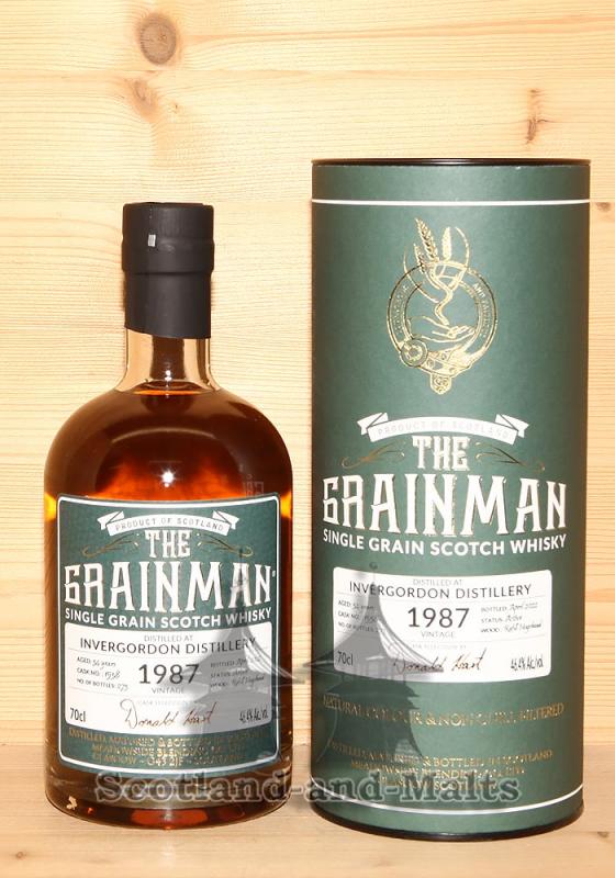 Invergordon 1987 - 34 Jahre Refill Hogshead No. 1538 mit 46,4% - The Grainman