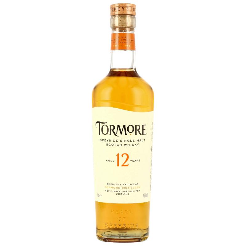 Tormore 12 Jahre - Bourbon, Cream Sherry & Toasted White American Oak Casks mit 46,0% - single Malt scotch Whisky