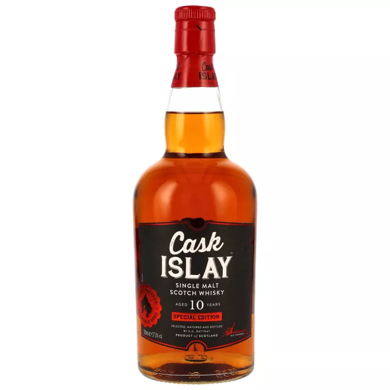Cask Islay Special Edition 10 Jahre Sherry Casks Matured mit 57,3% single Malt scotch Whisky von A.D.Rattray