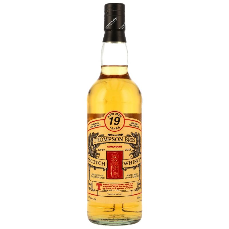 Highland Single Malt Whisky (Clynelish ?) 19 Jahre Refill-Hogsheads mit 57,1% single Malt scotch Whisky von Thompson Bros.