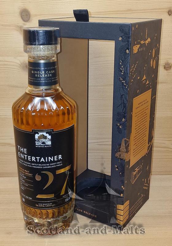 Glen Grant 1995 The Entertainer 27 Jahre Barrel mit 46,0% von Wemyss Malts - single Malt scotch Whisky