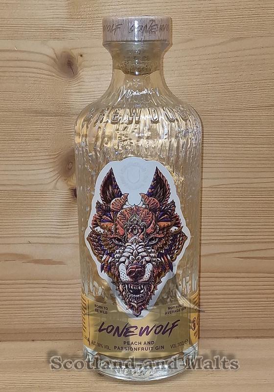 LoneWolf Peach & Passion Fruit Gin - Scottish Gin from Brewdog Distilling Co. mit 38,0% - Gin aus Schottland