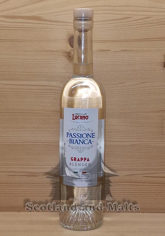 Lucano Passione Bianca Grappa mit 40,0% - feiner klarer Bianca Grappa aus Italien