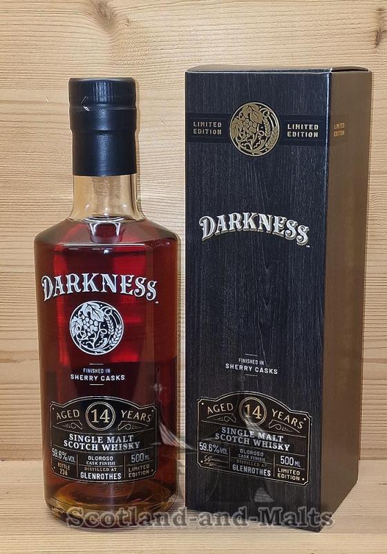 Glenrothes 14 Jahre Oloroso Sherry Finish mit 59,6% - Darkness Limitid Edition von Atom Supplies Limited