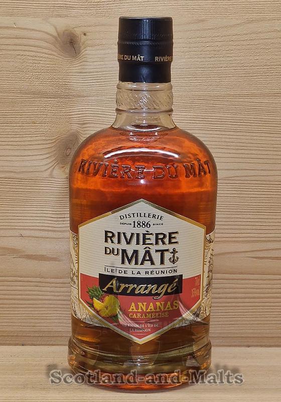 Riviere du Mat Arrange Rhum Ananas 35,0% - Likör mit Rum aus La Réunion