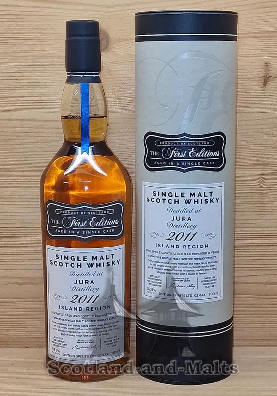 Jura 2011 - 11 Jahre Sherry Butt No. HL20748 mit 52,9% The First Edition von Hunter Laing